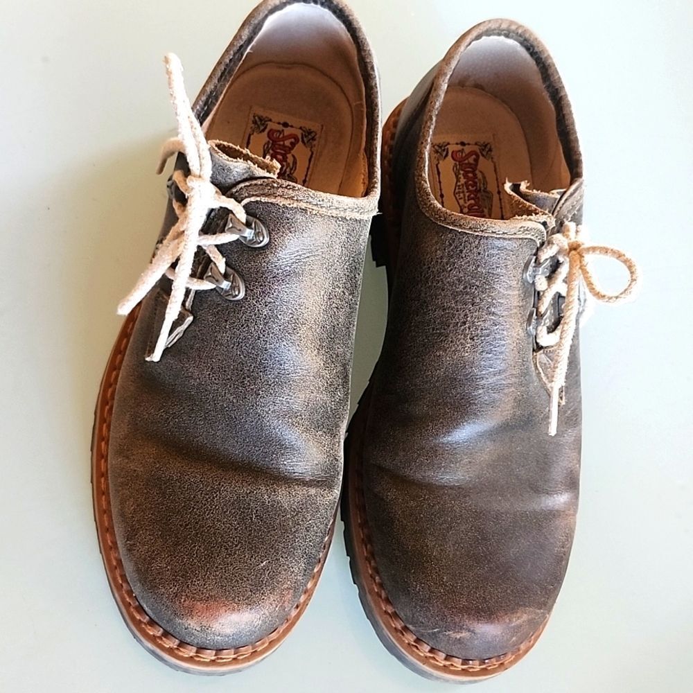 Stockerpoint Haferl Leather Alpine Euro Vibes Avant Boho Earthy Garde Sz 40 - Picture 2 of 12